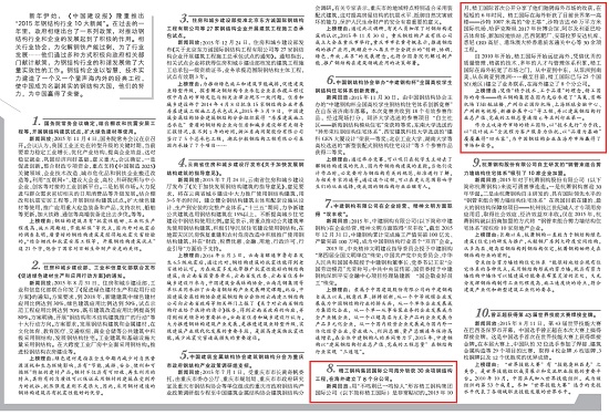 2003网站太阳集团国际入围2015年钢结构行业10大新闻